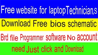Download free Laptop bios Schematic and brd files