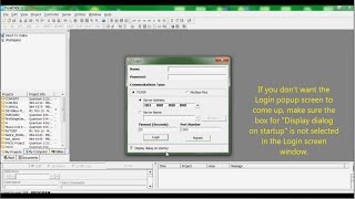 Disabling Login Dialog Box on ProWORX 32 Server | Schneider Electric Support