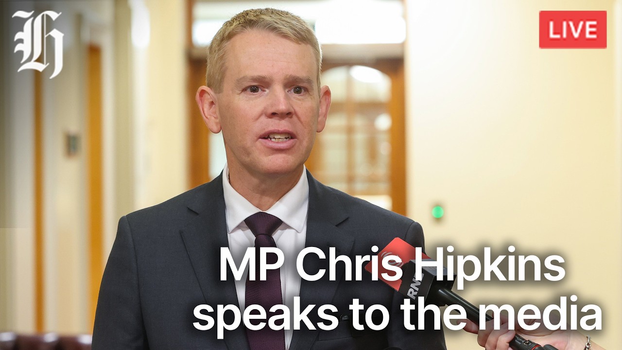 NZ Herald Live: Chris Hipkins speaks to the media
