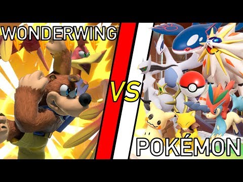 Smash Bros Ultimate - Banjo & Kazooie's Wonderwing VS The Pokémon