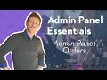 Admin Panel Orders