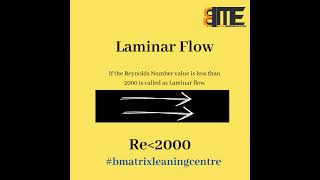 How the Fluid flows classified based on Reynolds Number (Internal Flow)
