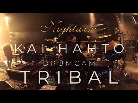 NIGHTWISH Kai Hahto Drumcam 'Tribal' / Knotfest Finland 2022