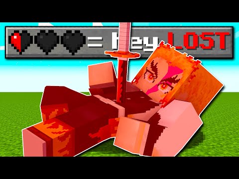 Demon Slayer Minecraft but every time I Die I Lose a Keybind...