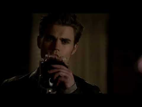 Klaus Makes Stefan Drink Human Blood - The Vampire Diaries 2x22 Scene