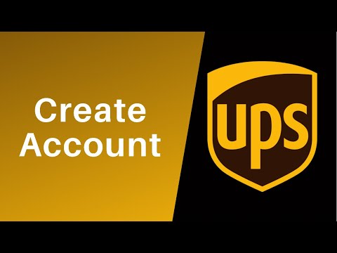 Part of a video titled How to Create UPS Account l Sign Up UPS.com 2021 - YouTube