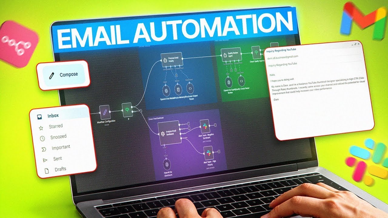 Build A Multi AI Email Agent In 20 Minutes (n8n Tutorial)