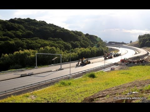 Autostrada Lugoj - Deva, la Holdea. Ultimele lucrări înainte de recepție