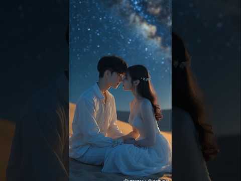 🌟✨ Dreamy Desert Romance under Starlit Sky 🌠