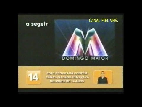 Rede Globo - Vinheta de abertura do Domingo Maior, 16/05/2010.