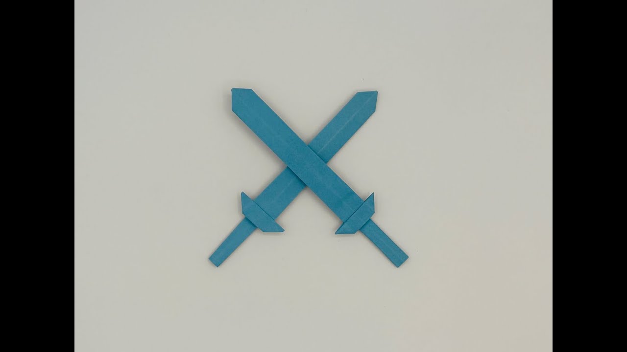 Easy Origami Sword