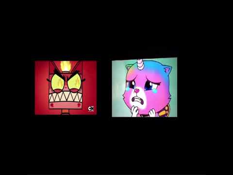 Evil unikitty: hits felicity hard