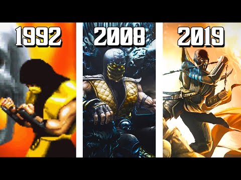 The Evolution of Scorpion's Mortal Kombat Arcade Endings! (1992-2019)