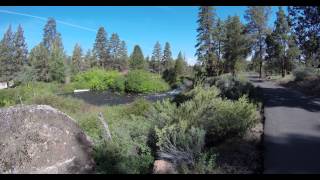 preview picture of video 'rapids at Tumalo State Park, part 5, 4k'