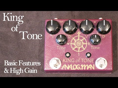 Analogman King Of Tone: Main Features + High Gain Mod Comparison