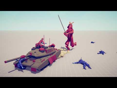 TANK & GIANT SAMURAI vs 10x EVERY UNIT - Totally Accurate Battle Simulator
