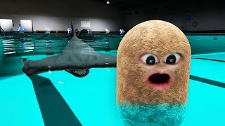 プールだーいすき プールだーいすき - 殺人ザメがいるプールに閉じ込められた..