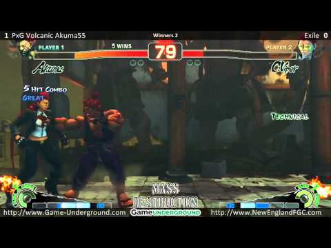 GMD06 USF4 PxG Volcanic Akuma 55 Vs Exile