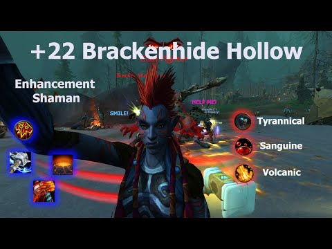 +22 Brackenhide Hollow | Enhancement Shaman PvE | WoW DF Season 2 (10.1.5)