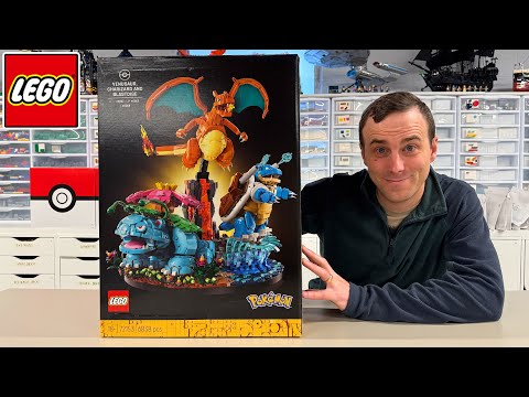 Building the LEGO Pokemon Venusaur, Charizard and Blastoise