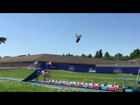 Evel Knievel epic jump over 20 trucks with California Creations Stunt Cycle