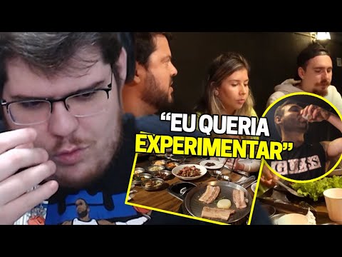 CASIMIRO REAGE: GABA NO FESTIVAL DE CHURRASCO COREANO ft. Rio4Fun e Corbucci | Cortes do Casimito