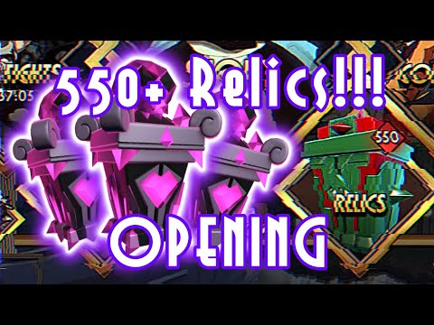 WHAT IS THIS LUCK??? (Skullgirls Mobile 550+ Relics Opening)