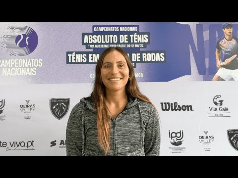 Francisca Jorge, campeã nacional absoluta de 2022