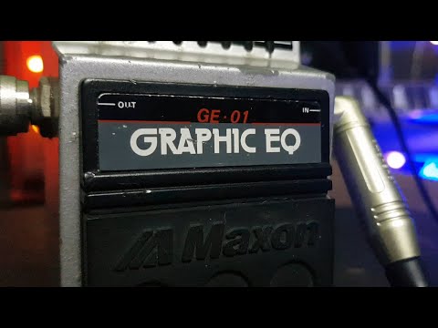 Maxon GE-1 Graphic EQ 1980s - Silver image 6