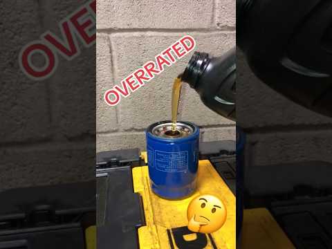 Do You NEED To Pre-Fill Your Oil Filter? 🤔 #shorts #mechanic #car