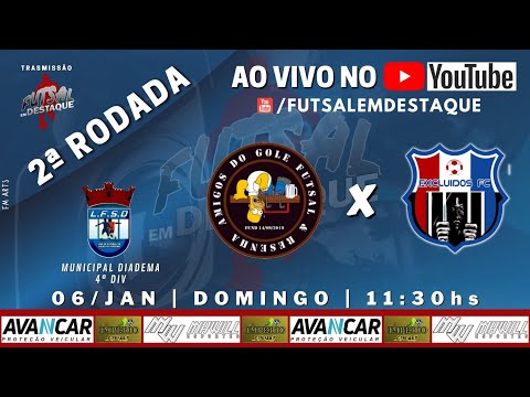 4ª DIVISÃO - MUNICIPAL DIADEMA - AMIGOS DO GOLE X EXCLUÍDOS