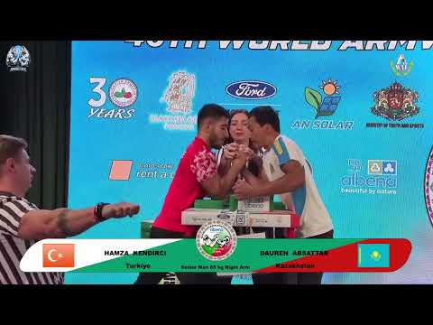 Kendirci Hamza vs Dauren Absattar | Up to 65 kg | XLVI WORLD ARMWRESTLING CHAMPIONSHIP | 2025