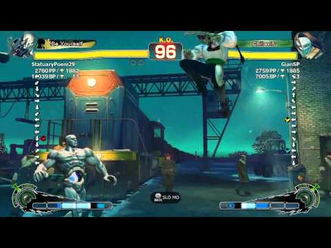 SSF4 AE PC - GianSP (Vega) vs StatuaryPoem29 (Seth) 2/2 - 720p HD