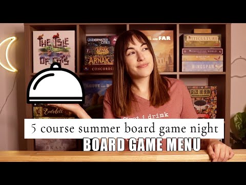 5 COURSE SUMMER BOARD GAME NIGHT! | Board Game Menu