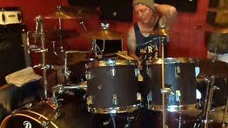 Adam Barker -Threat Signal --Exit The Matrix .. Drum Playthru 2017