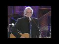 Johnny Cash performs "“Folsom Prison" at the Concert for the Rock & Roll Hall of Fame in 1995
