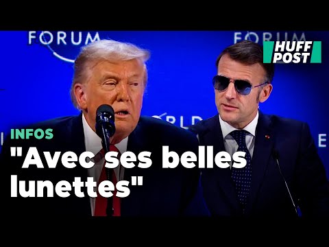 Donald Trump se moque (encore) d’Emmanuel Macron et de ses lunettes de soleil à Davos