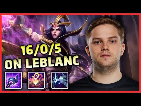 100T Abbedagge Goes Deathless on LeBlanc w/ 16 Kills! | EUW Solo Q Season 11 | LoL Full Game VOD