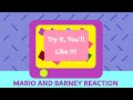 Barney Friends Try It You Ll Like It Season 5 Episode 7 Mario And Barney Reaction