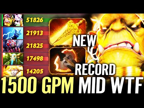 🔥 1500 GPM Alchemist MID 100% NEW RECORD — Radiance + Fury Counter NP Broodmother Dota 2 Pro