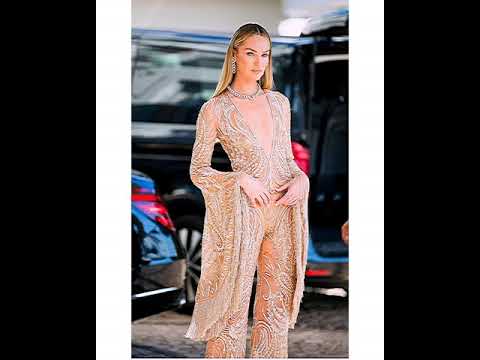 Candice Swanepoel's outfit cannes 2021 red carpet.