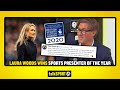 LAURA WOODS SJA SPORTS PRESENTER OF THE YEAR! Simon Jordan & Jim White praise Woodsy!