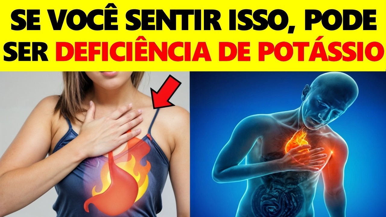 ALERTA! 9 Sinais Silenciosos de FALTA de Potássio que Você não Pode Ignorar! Deficiência de Potássio
