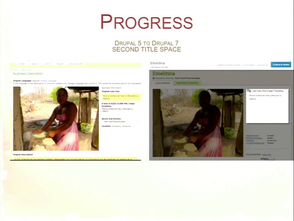 DrupalCon Austin 2014: KIVA: CHANGING THE WORLD WITH DRUPAL