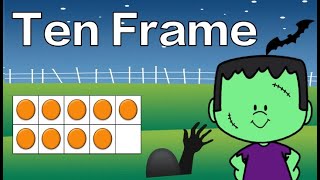 Halloween: Ten Frame Subitizing : Math Brain Break