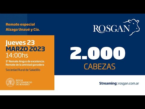 3° Remate Angus de Excelencia - Remate de la amistad ganadera.