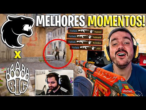 O PRIME FALLEN VOLTOU PO***!🔥 FURIA x BIG (MELHORES MOMENTOS) BLAST BOUNTY (GAULES)
