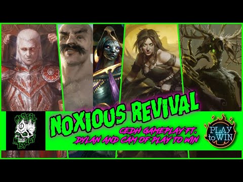 MM vs Play to Win! Edgar Markov x Ikra/Bruse x Stickfingers x Meren | Noxious Revival S00E01 | cEDH