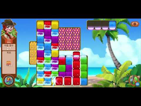 🏝 미스터리 아일랜드 : 모험의 시작 • level 524 •  no boosters • Lost Island Blast Adventure