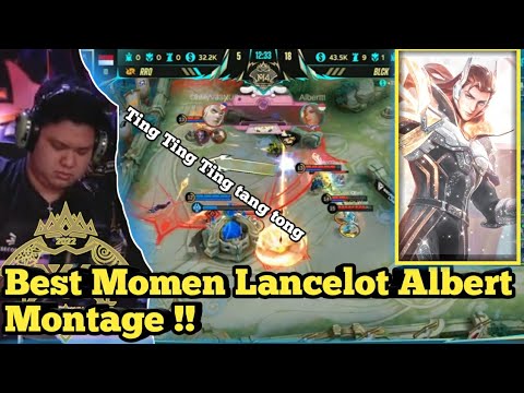 Best Momen Lancelot Albert Montage !! Mobile legend bang bang !!